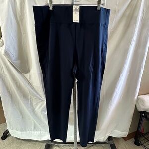 Ralph Lauren Navy Blue Knit Leggings Size XXL New with Tags